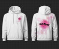 Mens White Hoodie