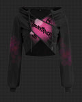 Womens Athletic Fit Cross Hoodie